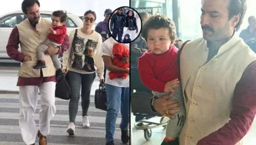 Taimur Ali Khan Enjoying His First Snowfall With Mom And Dad In Swiss Is Not To Be Missed