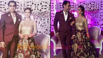 EXCLUSIVE: Newlyweds Pooja Banerjee And Sandeep Sejwal Looked Gorgeous At Their Reception