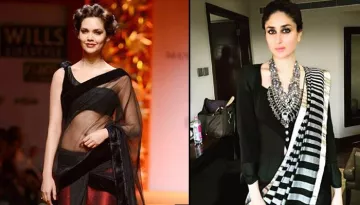 15 Stunning Types Of Black Sarees That All Women Who Love Black Should Have