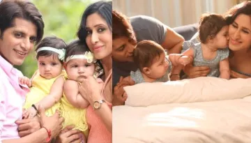 Karanvir Bohra And Teejay Sidhu Had An Adorable Photoshoot With Their Twin Daughters