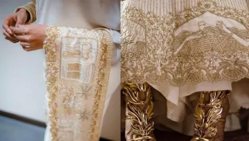 Brides Who Got Their Love Story Uniquely Stitched On Wedding Lehenga