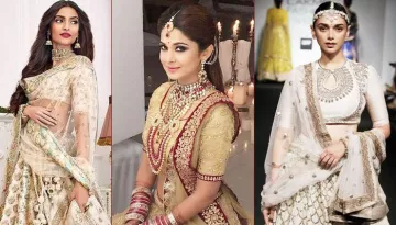 Interesting Ways To Style A Golden Lehenga If You Are Done With Red And Maroon