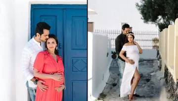 Esha Deol And Bharat Takhtani's Maternity Photo Shoot In Greece Is Magical In Every Sense