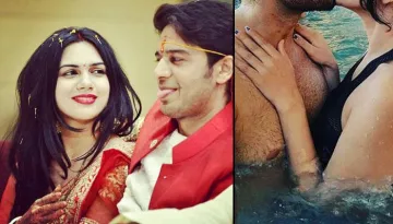 Newlyweds Akanksha Chamola And Gaurav Khanna Celebrated This Special Occasion With A Kiss