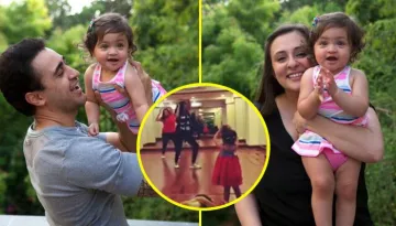 [WATCH] Imran Khan's Little Princess Imara Copying Her Mother's Aerobics Dance Moves