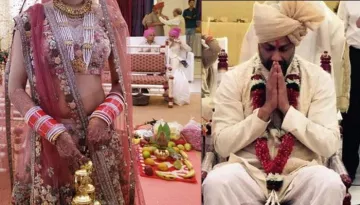 When She Slayed Her Bridal Look In A Pink Lehenga At Her Marriage With This 'Fitoor' Director