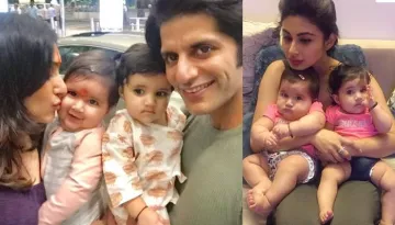 Famous TV Couple Karanvir And Sidhu Have The Cutest Nicknames For Their Twin Daughters