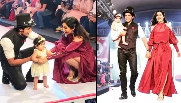 TV Couple Karanvir-Teejay's 10-Month-Old Baby Vienna Walks The Ramp With So Much Confidence