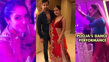 Kunal Verma And Puja Bannerjee Get Engaged; Puja's Red And Blue Lehenga Stole The Show