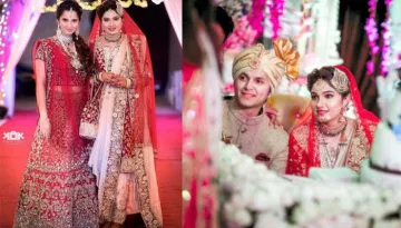 Sania Mirza's Sister Anam Mirza Had Royal Muslim Wedding; Colour-Coordinated Designer Outfits