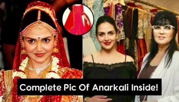 On Her 'Godh Bharai' And 2nd Marriage Today, Esha Will Wear A Beautiful Neeta Lulla Red Anarkali