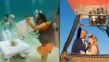 10 Super-Crazy And Adventurous Ways For All Couples To Tie The Knot