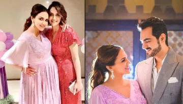 In Pics: Maasi-To-Be Ahana Surprised Esha Deol With An Adorable Lavender Themed Babyshower