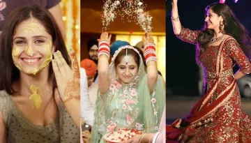 Hunar Hale Had A Big Fat Gurudwara Wedding: Decoding Her Bridal Looks From Each Wedding Function