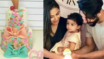 Misha Kapoor's Ice-Cream Cone Themed First Birthday Party Cake Had A Shape You've Never Seen Before
