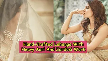 Popular Actress Who Is A Bride-To-Be, Looks Like A Queen In Her All Gold Lehenga