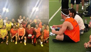 Priyanka Chopra Cheers For 'Bae' Nick Jonas While He Plays Football With Bollywood Celebrities