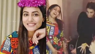 Hina Khan Celebrates Her Birthday With 'BB 11' Friends, Dances Like Crazy In 'Aakhya Ka Yo Kajal'