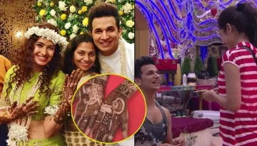 Yuvika Chaudhary's Mehendi Recreates A Scene From Bigg Boss House When Prince Got Down On His Knees