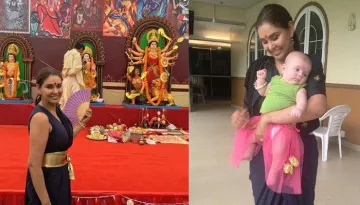 Lisa Ray Takes Her 4-Month-Old Twins, Sufi-Soleil To Attend Durga Pooja 2018 In Hong Kong