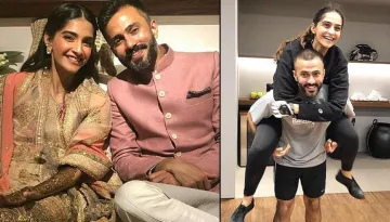 Sonam Kapoor Celebrates First Karva Chauth With Anand Ahuja, Applies Heart-Shaped Mehendi Design