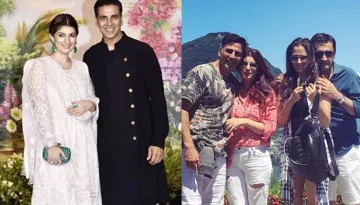 Twinkle Khanna And Actress Gayatri Oberoi End Up Wearing Exact Same Outfits At A Diwali Party