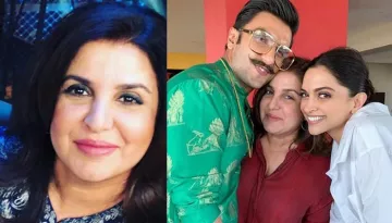 Farah Khan's 'Son-In-Law' Ranveer Singh And Daughter Deepika Padukone Showers Her With Kisses