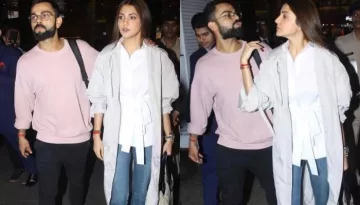 Virat Kohli Proves To Be An Ideal Husband As He Escorts Wife Anushka Sharma Safely At The Airport