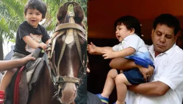 Taimur Ali Khan Cried After Being Dragged Out Of A Musical Instruments Shop, Pics Inside