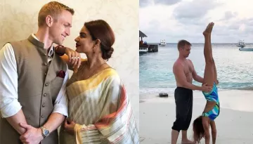 Brent Goble Turns Teacher To Aashka Goradia In Maldives Ahead Of Their First Marriage Anniversary