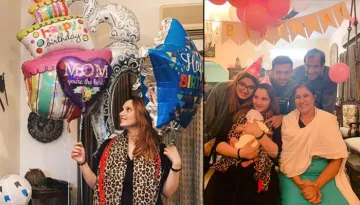 Sania Mirza Rings In Her 32nd Birthday With Shoaib Mirza And Newborn Izhaan Mirza Malik, Pics Inside