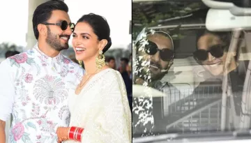 Deepika Padukone And Ranveer Singh Leave For The Venue Of Their Reception In Bengaluru, Pics Inside