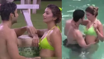 Jasleen Matharu And Rohit Suchanti Perform A Steamy Dance On 'Tareefan' Inside The 'Bigg Boss' Pool