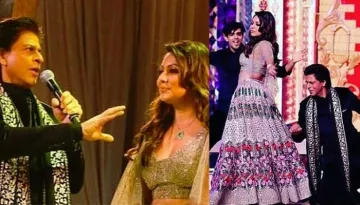 Shah Rukh Khan Dances With Wife Gauri Khan At Isha Ambani And Anand Piramal's Sangeet