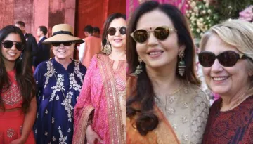 Isha Ambani Along With Mommy Nita Ambani, Hillary Clinton Visit Reliance Initiative Swadesh Bazaar