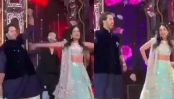 Anant Ambani Performs With Alleged GF Radhika Merchant On 'Koi Mil Gaya' At Isha Ambani's Sangeet