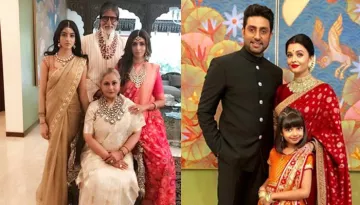 Aishwarya, Abhishek, Amitabh, Jaya, Shweta Bachchan Look Royal In Isha Ambani's Wedding