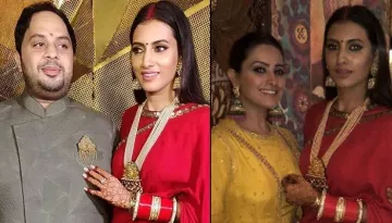 Additi Gupta's First Look Post-Marriage From Wedding Reception, Looks Stunning In Chooda And Sindoor