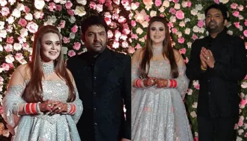 Kapil Sharma And Ginni Chatrath's First Look From Mumbai Reception, Ginni's Gown Is Unmissable