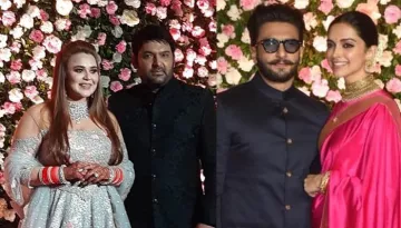 Deepika And Ranveer Look Like A Perfect Couple At Kapil Sharma And Ginni Chatrath's Mumbai Reception