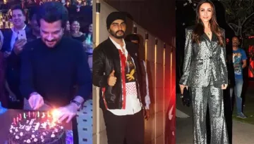 Arjun Kapoor And Malaika Arora Attend Anil Kapoor's 62nd Birthday Bash Along With The Kapoor Family