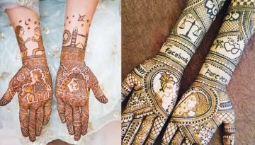 26 Beautiful Mehendi Designs Of Real Brides Flaunting Their Love Stories