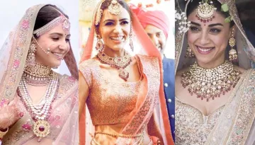 Bridal Outfits Of 15 Beautiful Celebrity Brides Of 2017 That Set New Trends In Wedding Fashion