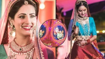 Puja Banerjee's Engagement Lehenga Is The Most Unique Multi-Coloured Lehenga We Have Ever Seen