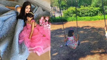 Pic Of Aishwarya And Aaradhya Enjoying Swing In A Park Is All About 'Maa-Beti Ka Pyaar'
