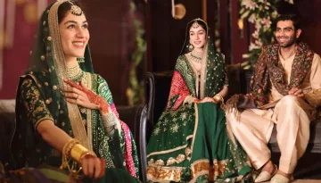 Pakistani Bride Wore Sabyasachi Green Matka Lehenga And Looked Every Bit Of Royal, Pics Inside!