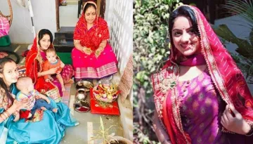 'Diya Aur Baati Hum' Fame Deepika Singh Celebrated Gangaur Festival With Her In-Laws, Pics Inside!