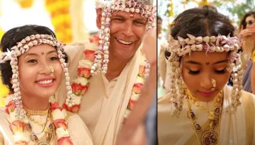 Milind Soman's Wife, Ankita Konwar's Assamese Jewellery Was Unique And A Delight To The Eyes