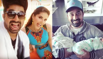 'Mamu' Rannvijay Singha Shares Pic With Sunny Leone-Daniel Weber's Twins And They Are So Cute