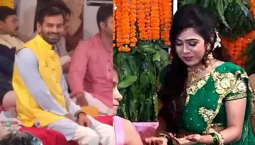 Lalu Prasad's Son, Tej Pratap And To-Be-Wife Aishwarya Rai Look Beautiful In Their Lavish 'Mehendi'
